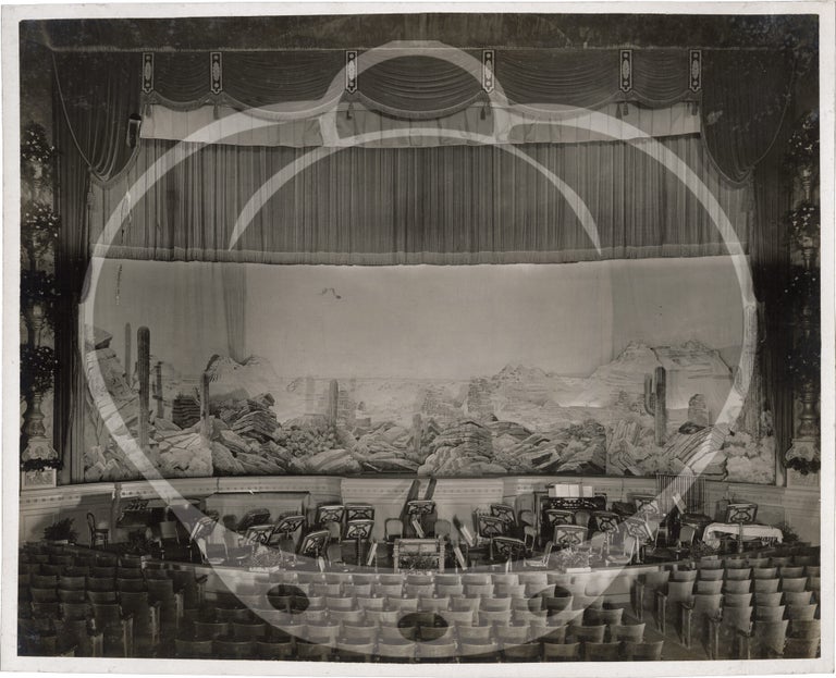 Archive of 41 photographs relating to silent film screenings at the California Theatre, 1919-1921