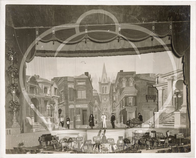 Archive of 41 photographs relating to silent film screenings at the California Theatre, 1919-1921
