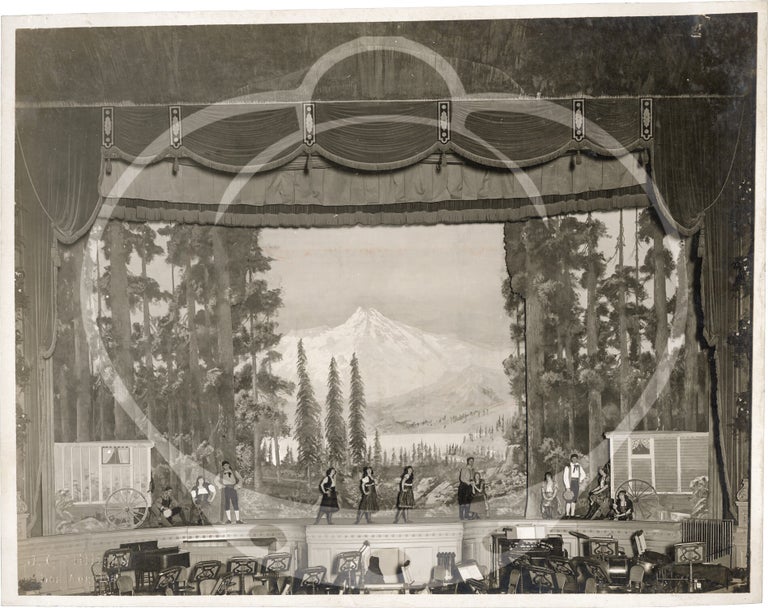 Archive of 41 photographs relating to silent film screenings at the California Theatre, 1919-1921