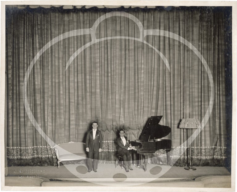 Archive of 41 photographs relating to silent film screenings at the California Theatre, 1919-1921