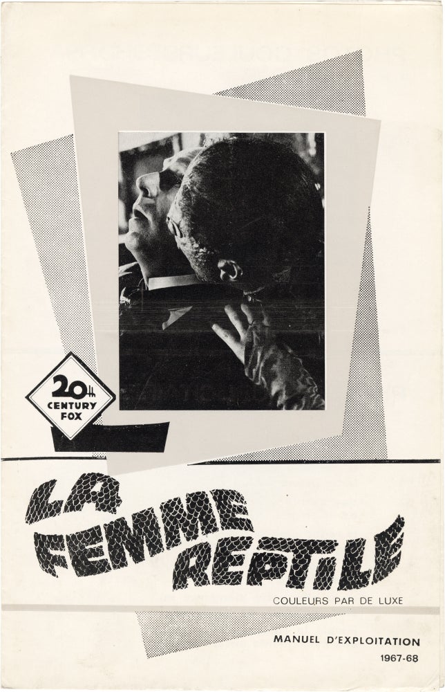 Book #160193] The Reptile [La Femme Reptile] (Original pressbook for the 1966 film). John Laurie...