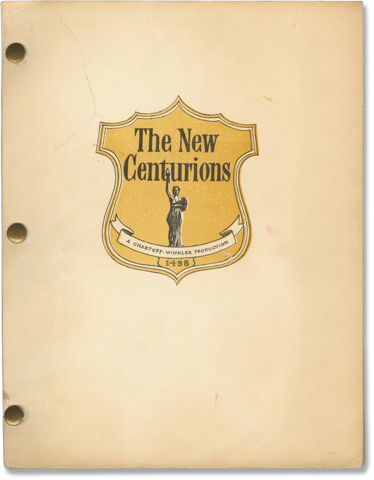 Book #160221] The New Centurions (Original screenplay for the 1972 film). Richard Fleischer,...