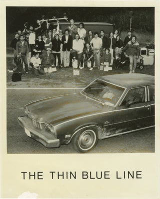 Book #160257] The Thin Blue Line (Original photograph of cast and crew members on the set of the...