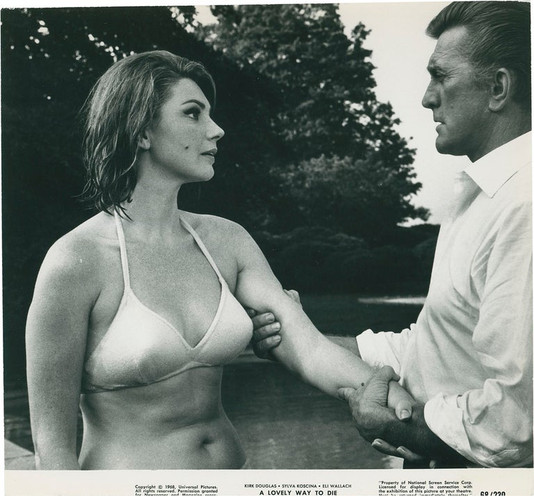 A Lovely Way to Die (Original photograph of Kirk Douglas and Sharon Farrell from the 1968 film noir