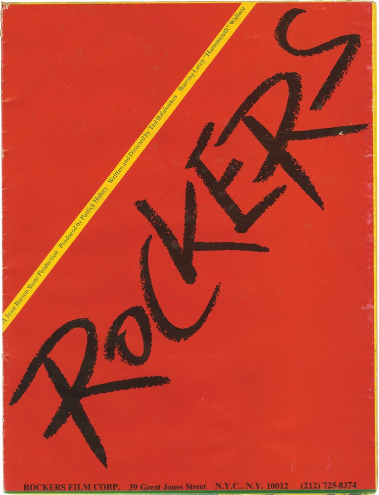 Book #160266] Rockers (Collection of original ephemera from the 1978 film, including a program, a...