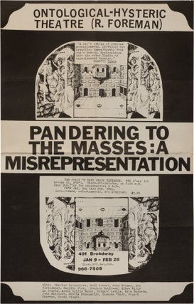 Book #160269] Pandering to the Masses: A Misrepresentation (Original flyer for the 1975 play)....