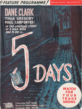 Book #160344] Five Days [Paid to Kill] (Original advertisement from Kinematograph Weekly for the...