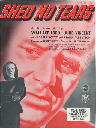 Book #160345] Shed No Tears (Original advertisement for the 1948 film noir). Jean Yarbrough,...
