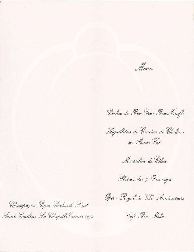 Original program and materials for the 20th anniversary of the Salon International de l'Habillement Masculin