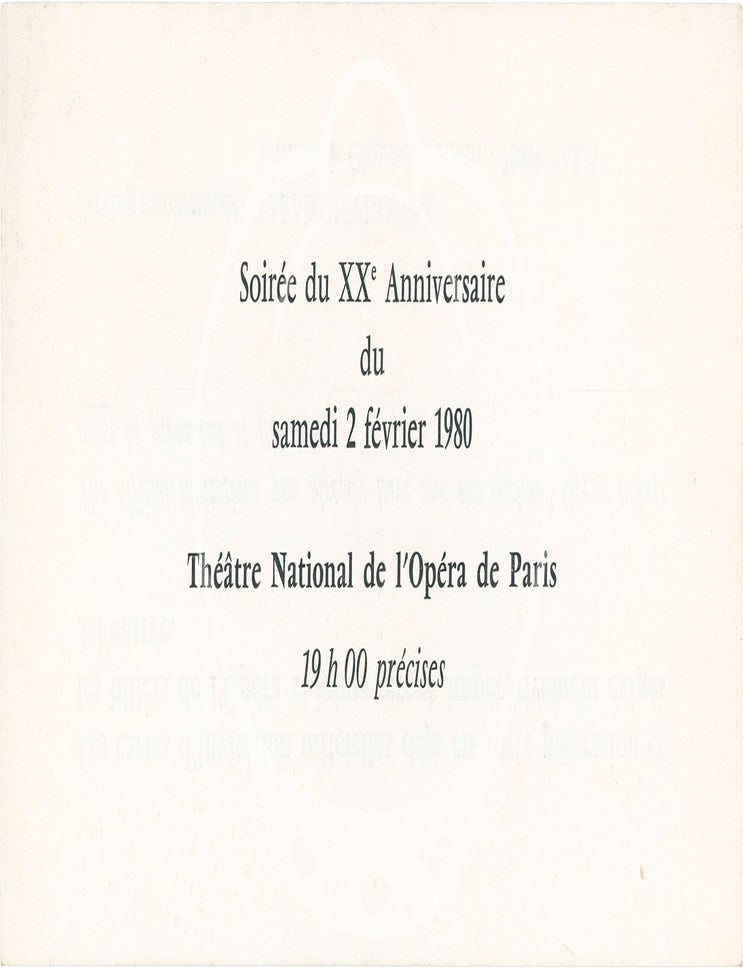 Original program and materials for the 20th anniversary of the Salon International de l'Habillement Masculin