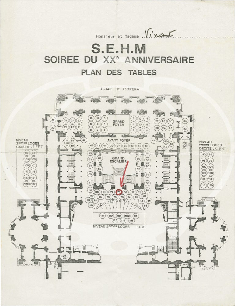 Original program and materials for the 20th anniversary of the Salon International de l'Habillement Masculin