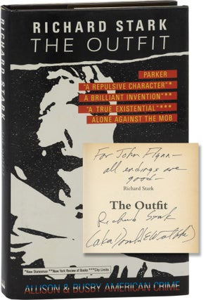 Book #160379] The Outfit (First UK Edition in hardcover, inscribed by the author). Donald E....