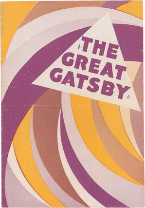 Book #160388] The Great Gatsby (original flyer for the 1926 lost silent film). F. Scott...