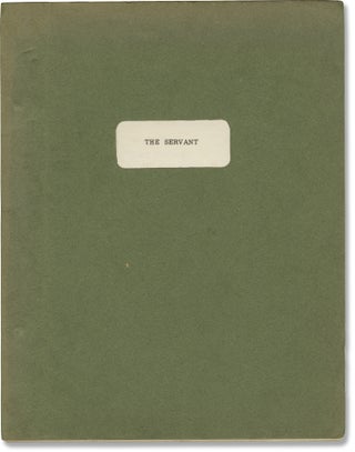 Book #160400] The Servant (Original script for the 1966 play). Robin Maugham, Valerie Dunlop...