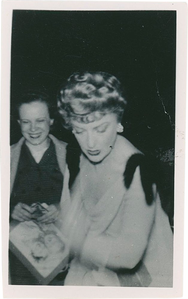 Book #160401] Original press photograph of Jeanette MacDonald, circa 1930s. Jeanette MacDonald,...