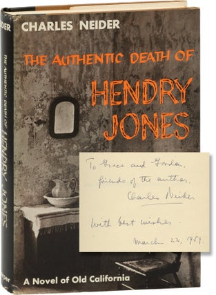 Book #160417] The Authentic Death of Hendry Jones: A Novel of Old California (First Edition)....