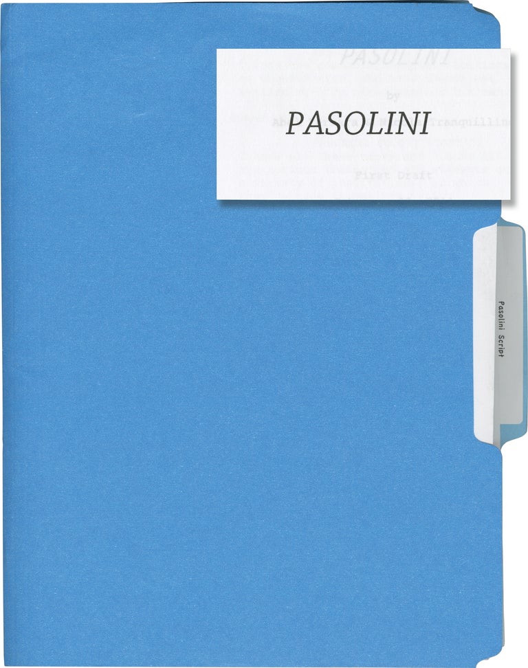 Book #160434] Pasolini (Original screenplay for the 2014 film, from the archive of screenwriter...