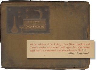 Book #160477] The Rubaiyat of Omar Khayyam (First printing of this edition, one of 920 copies)....
