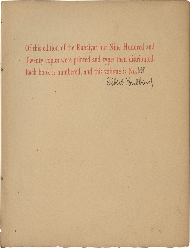 The Rubaiyat of Omar Khayyam