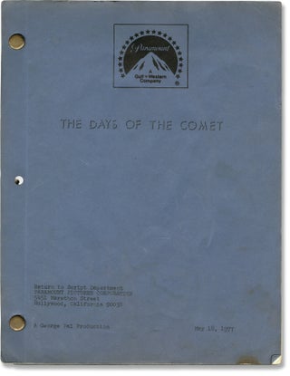 Book #160622] The Days of the Comet (Original screenplay for an unproduced film). Robert Bloch, H...