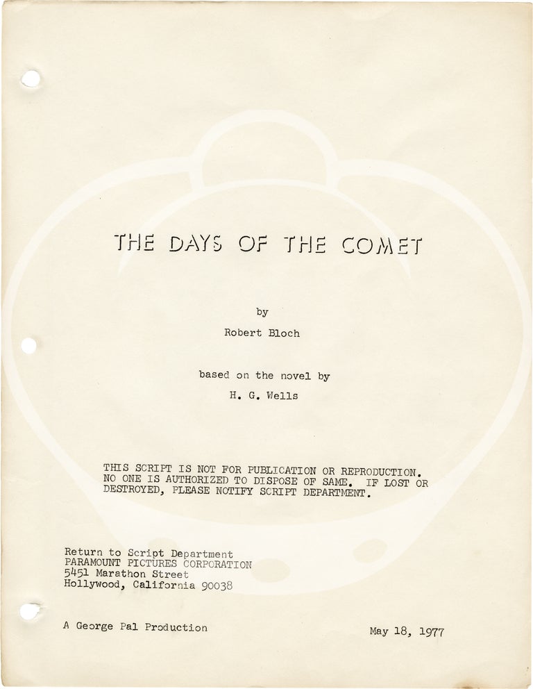 The Days of the Comet