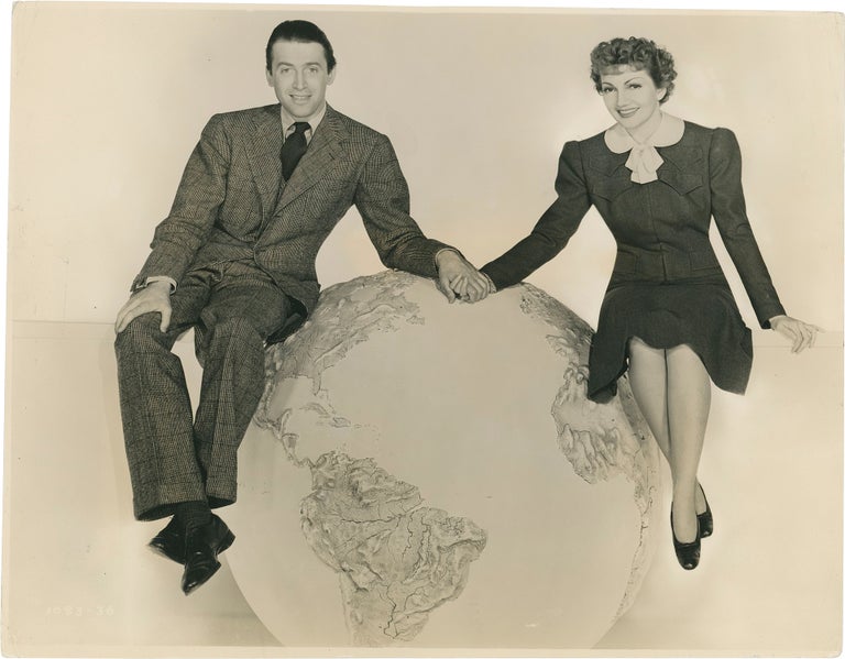Book #160626] It's a Wonderful World (Original photograph of James Stewart and Claudette Colbert...