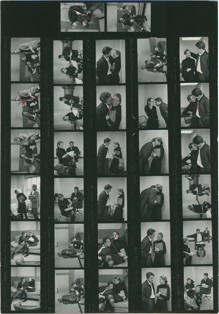 Book #160627] Mickey One (Three original photographs and one contact sheet from the 1965 film)....