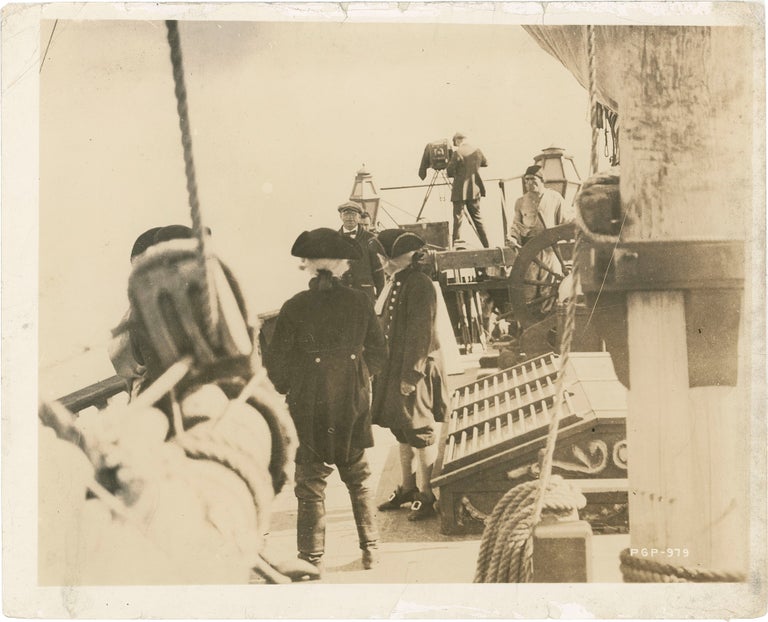 Book #160628] Treasure Island (Original photograph of Maurice Tourneur on the set of the 1920...