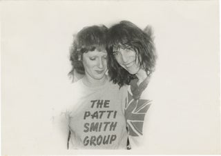 Book #160629] Original photograph of Patti Smith and Jane Friedman by photographer Donna Dantisi,...