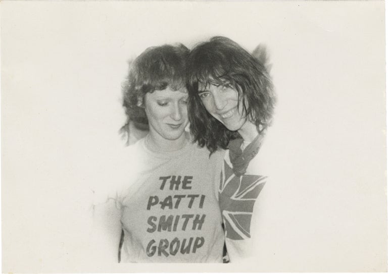 Book #160629] Original photograph of Patti Smith and Jane Friedman by photographer Donna Dantisi,...