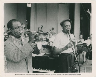 Book #160651] Satchmo the Great (Original photograph of Louis Armstrong and Edmond Hall from the...