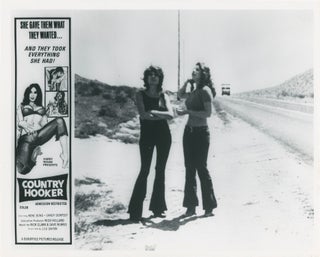 Book #160652] Country Hooker (Three original photographs from the 1974 film). Lew Guinn, Ric...