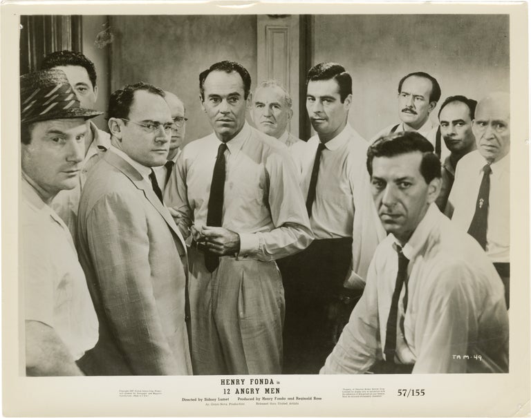 Book #160689] 12 [Twelve] Angry Men (Original photograph from the 1957 film). Henry Fonda,...