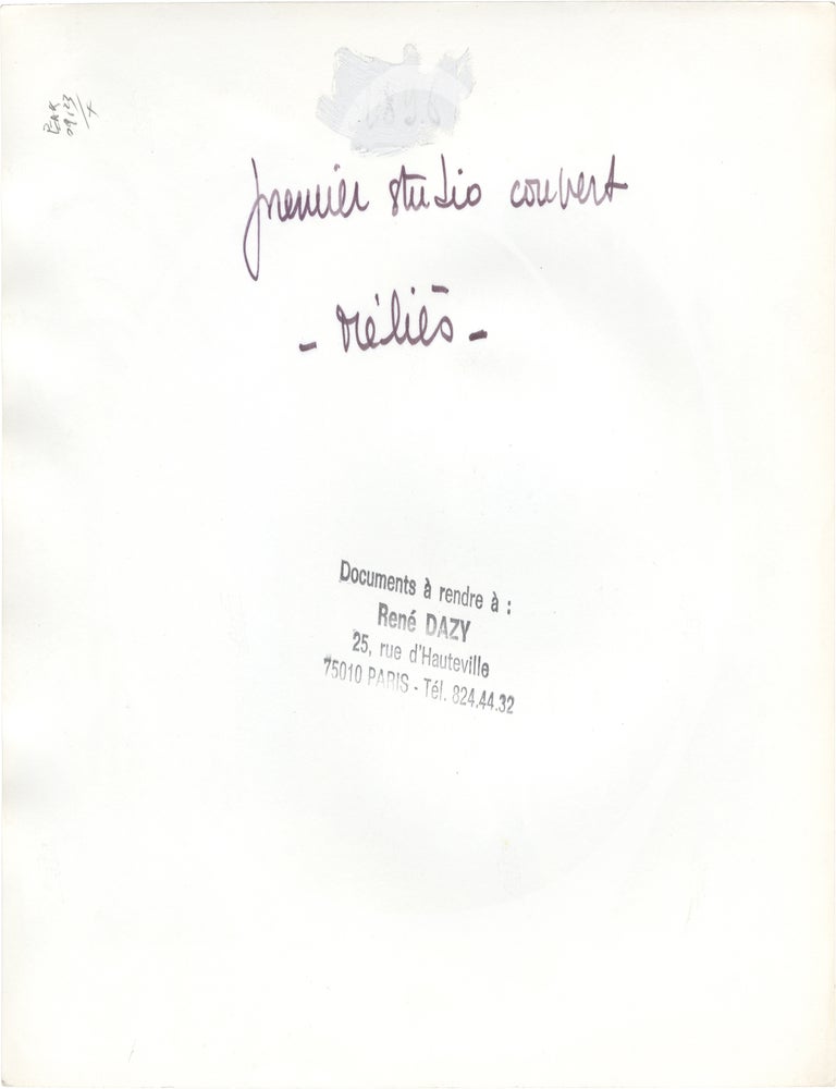 Two original photographs of Georges Méliès