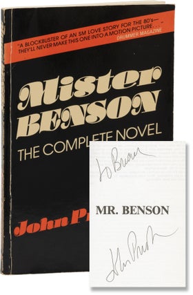 Book #160715] Mister Benson (First Edition, inscribed by the author). John Preston, John Embry,...