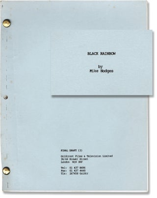 Book #160721] Black Rainbow (Original screenplay for the 1989 neo-noir film, cinematographer...
