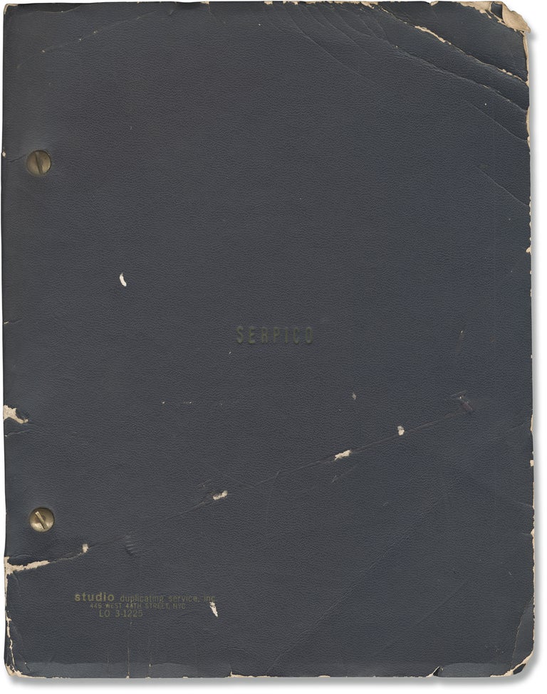 Book #160754] Serpico (Original screenplay for the 1973 film). Sidney Lumet, Peter Maas, Norman...