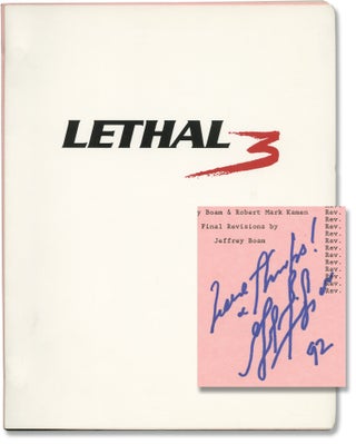 Book #160766] Lethal Weapon 3 [Three] (Original screenplay for the 1992 film, signed by Mel...