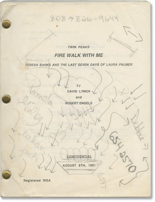 Book #160783] Twin Peaks: Fire Walk with Me (Original screenplay for the 1992 film). David Lynch,...