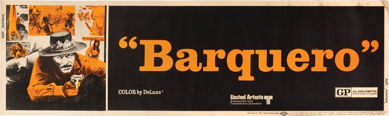 Book #160825] Barquero (Original banner poster from the 1970 film). Gordon Douglas, William Marks...