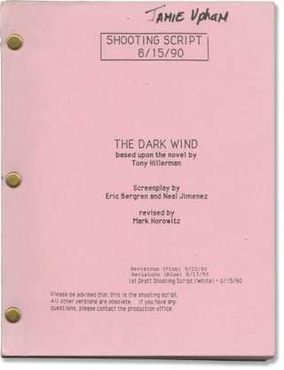 Book #160838] The Dark Wind (Archive of material from the 1991 film belonging to carpenter Jamie...