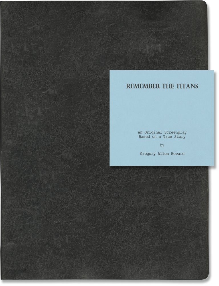 [Book #160857] Remember The Titans. Will Patton Denzel Washington, Wood Harris, Boaz Yakin, Gregory Allen Howard, starring, director, screenwriter.