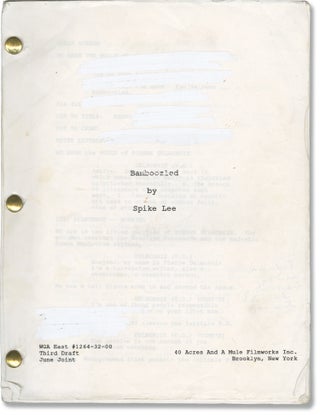Book #160864] Bamboozled (Original screenplay for the 2000 film). Spike Lee, Savion Glover Damon...