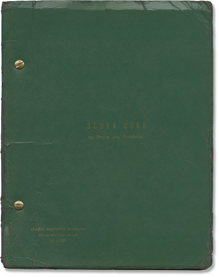 Book #160874] Scuba Duba (Original script for the 1967 off-Broadway play). Judd Hirsch Jerry...