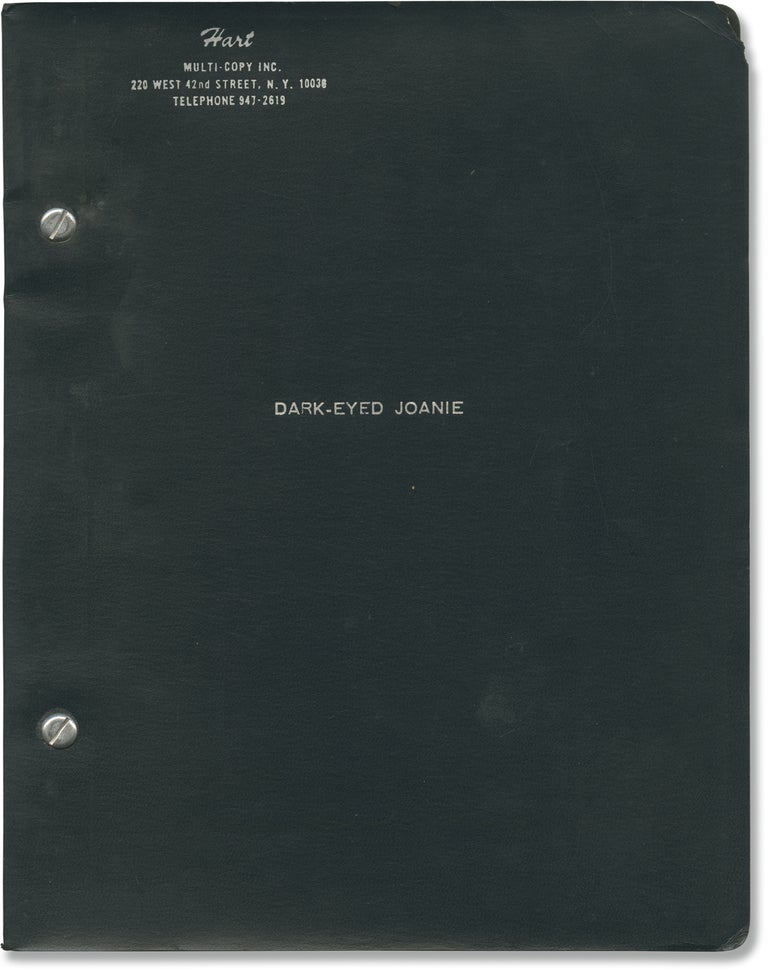 Book #160878] Dark-Eyed Joanie (Original script for an unproduced play). Paul Gorrin, playwright