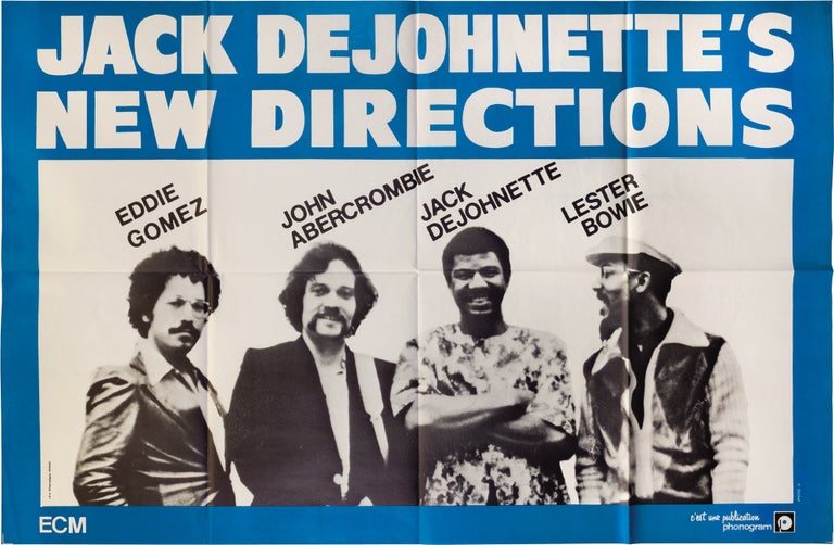 Book #160934] New Directions (Original jumbo French record store poster for the 1978 album). Jack...