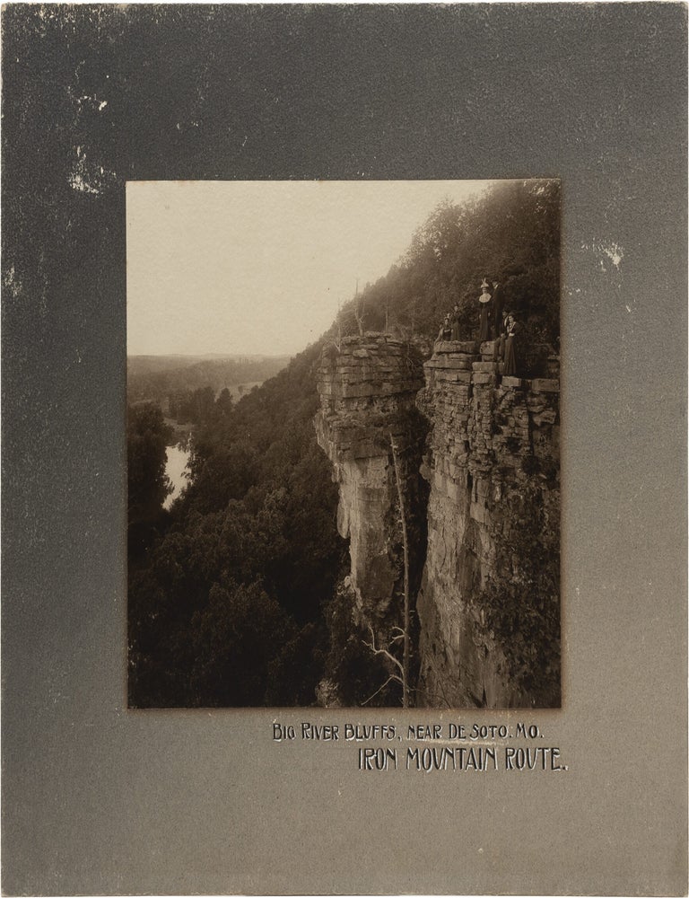 Book #160957] Archive of nine original large format photographs advertising railway travel...