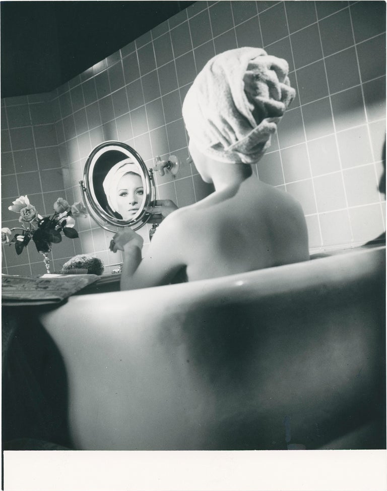Book #160998] Funny Girl (Original photograph from the 1968 film). Omar Sharif Barbra Steisand,...
