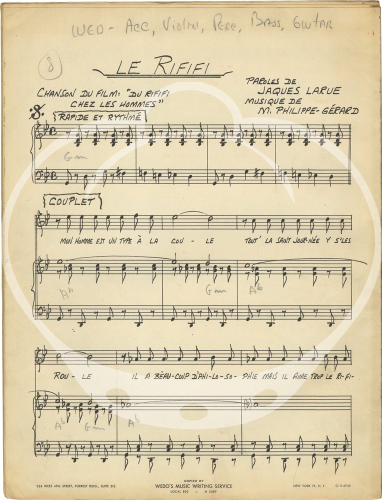 Archive of material belonging to Belgian American actress Monique van Vooren
