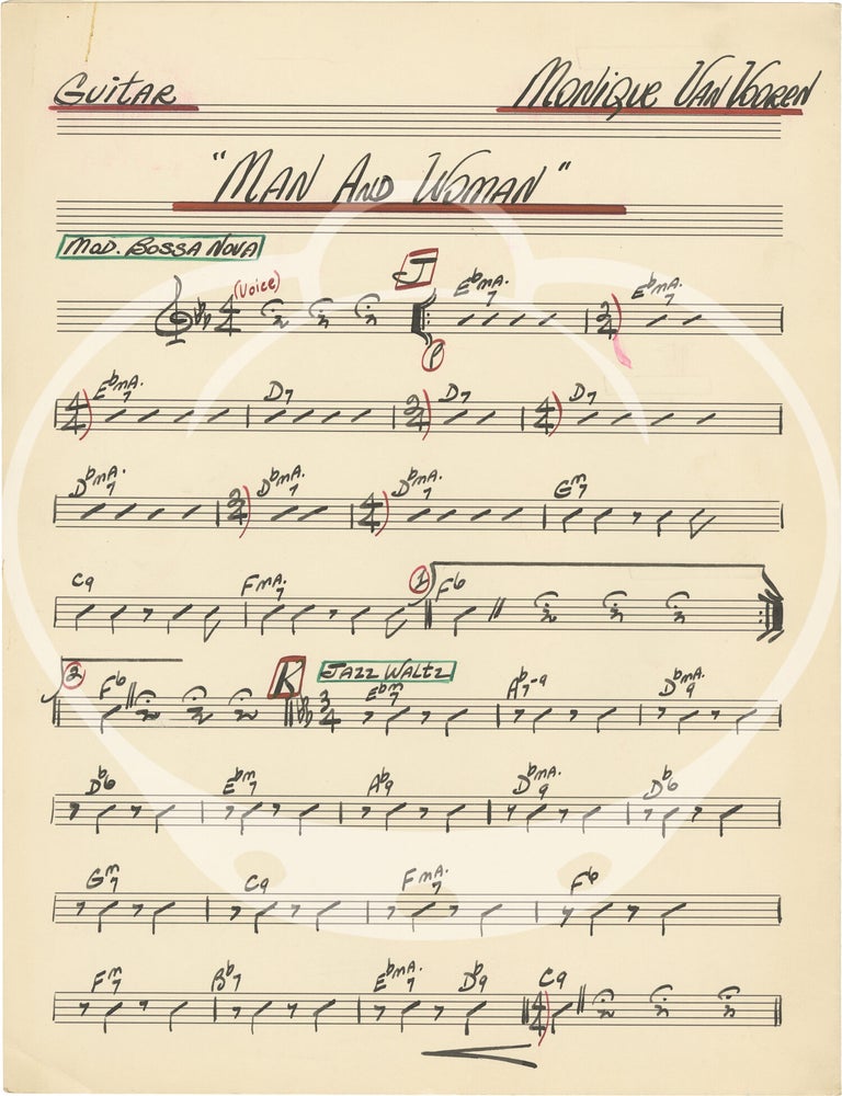 Archive of material belonging to Belgian American actress Monique van Vooren